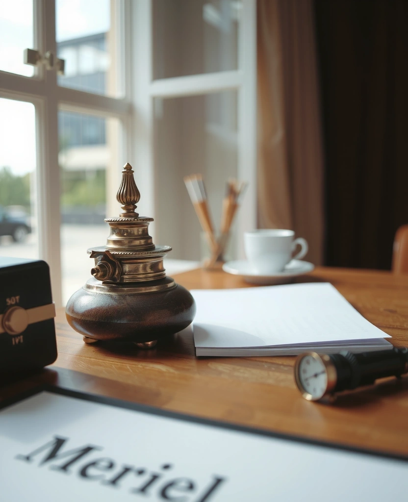 Clear Harbor Minimalist Desk