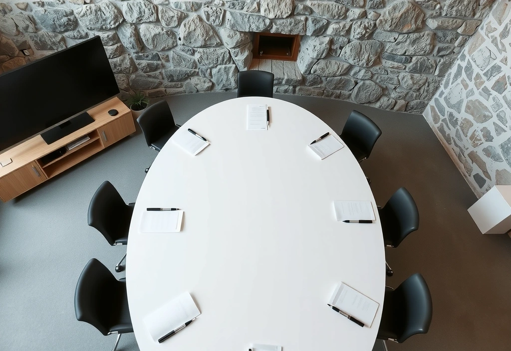 Corporate training setting